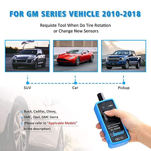 VXSCAN EL50448 TPMS Reset Tool for GM Vehicles
