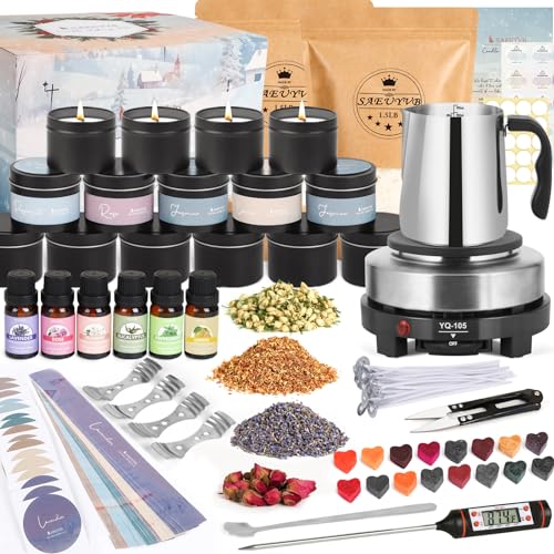 Soy Candle Making Kit with Wax Melter