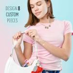 DIY Stamped Jewelry Kit for Personalizing Earrings and Bracelets