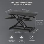 FITUEYES Adjustable Height Standing Desk Converter
