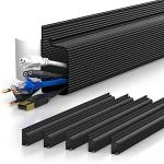 YECAYE 94.2in Adhesive Cable Organizer for Desks