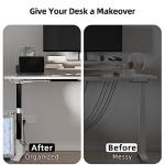 YECAYE 94.2in Adhesive Cable Organizer for Desks