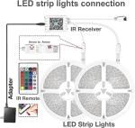 DAYBETTER 130ft LED Strip Lights with Remote
