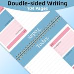 Undated Daily Planner Notepad with Checklist