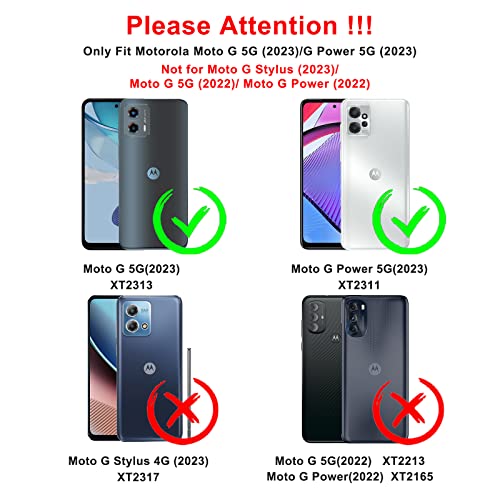 Mint Green Dual Layer Rugged Phone Case for Motorola Moto G Power 5G 2023 & Moto G 5G 2023