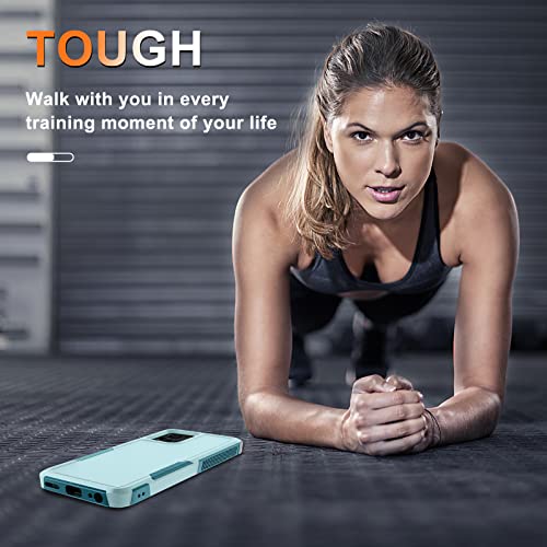 Mint Green Dual Layer Rugged Phone Case for Motorola Moto G Power 5G 2023 & Moto G 5G 2023