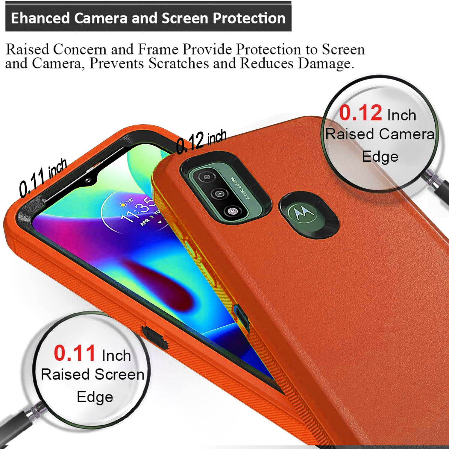 Motorola Moto G Power 2022 Shockproof Case with Glass