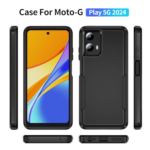 Motorola G Play 5G 2024 Case with Screen Protector