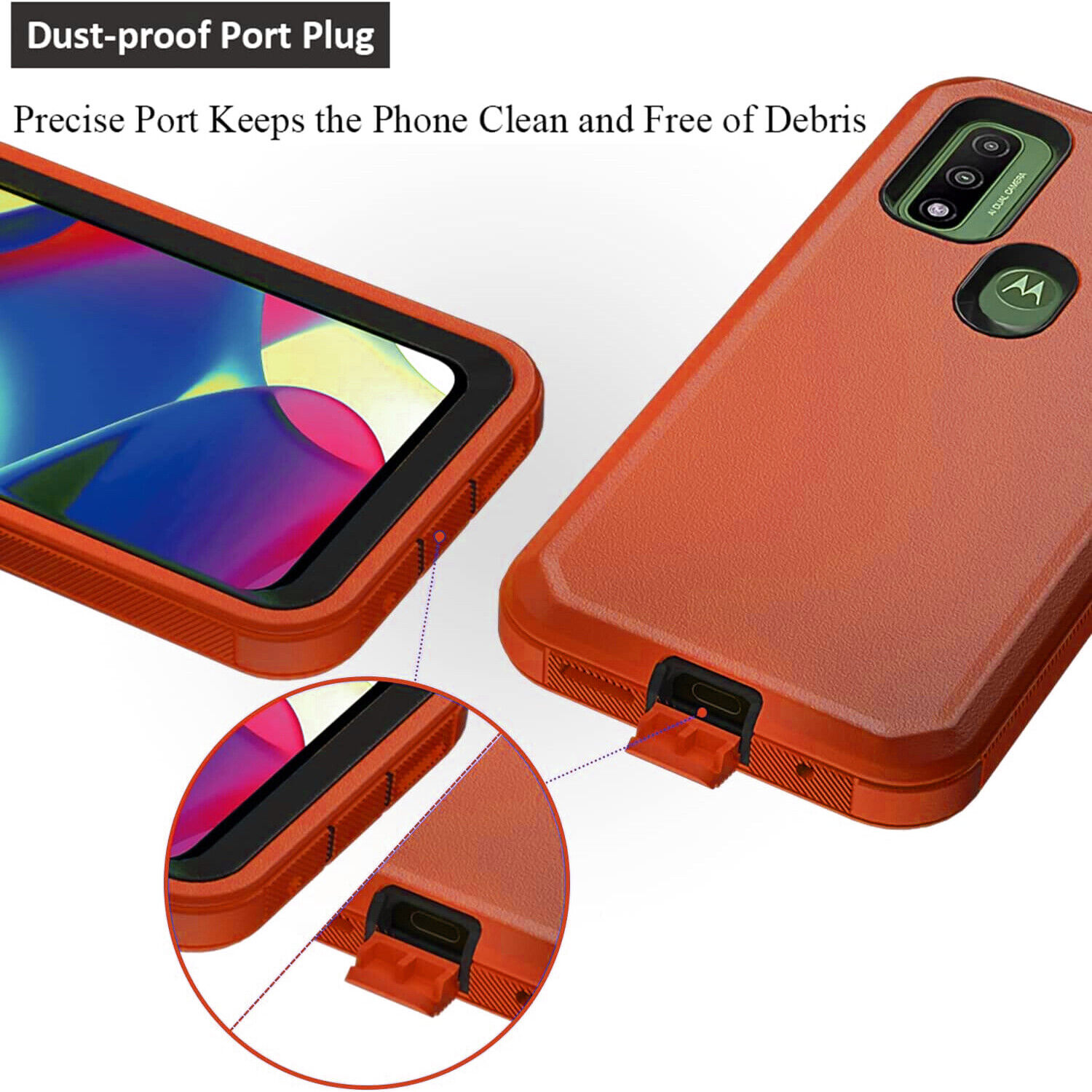 Motorola Moto G Power 2022 Shockproof Case with Glass