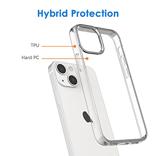 iPhone 13 6.1-Inch Shockproof Clear Phone Case Cover