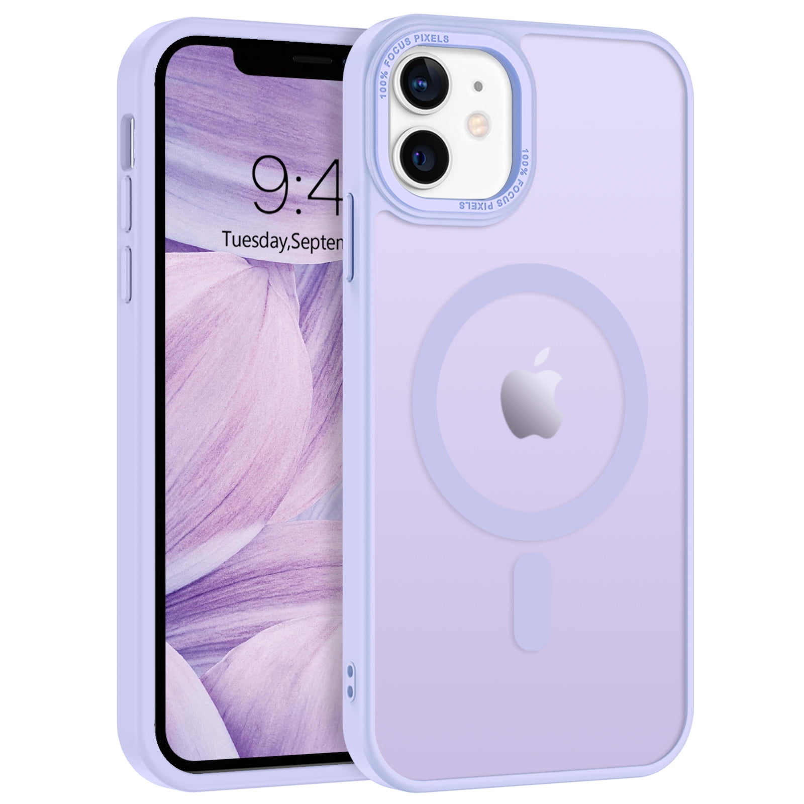 BENTOBEN iPhone 11 Slim Translucent Matte Purple Case