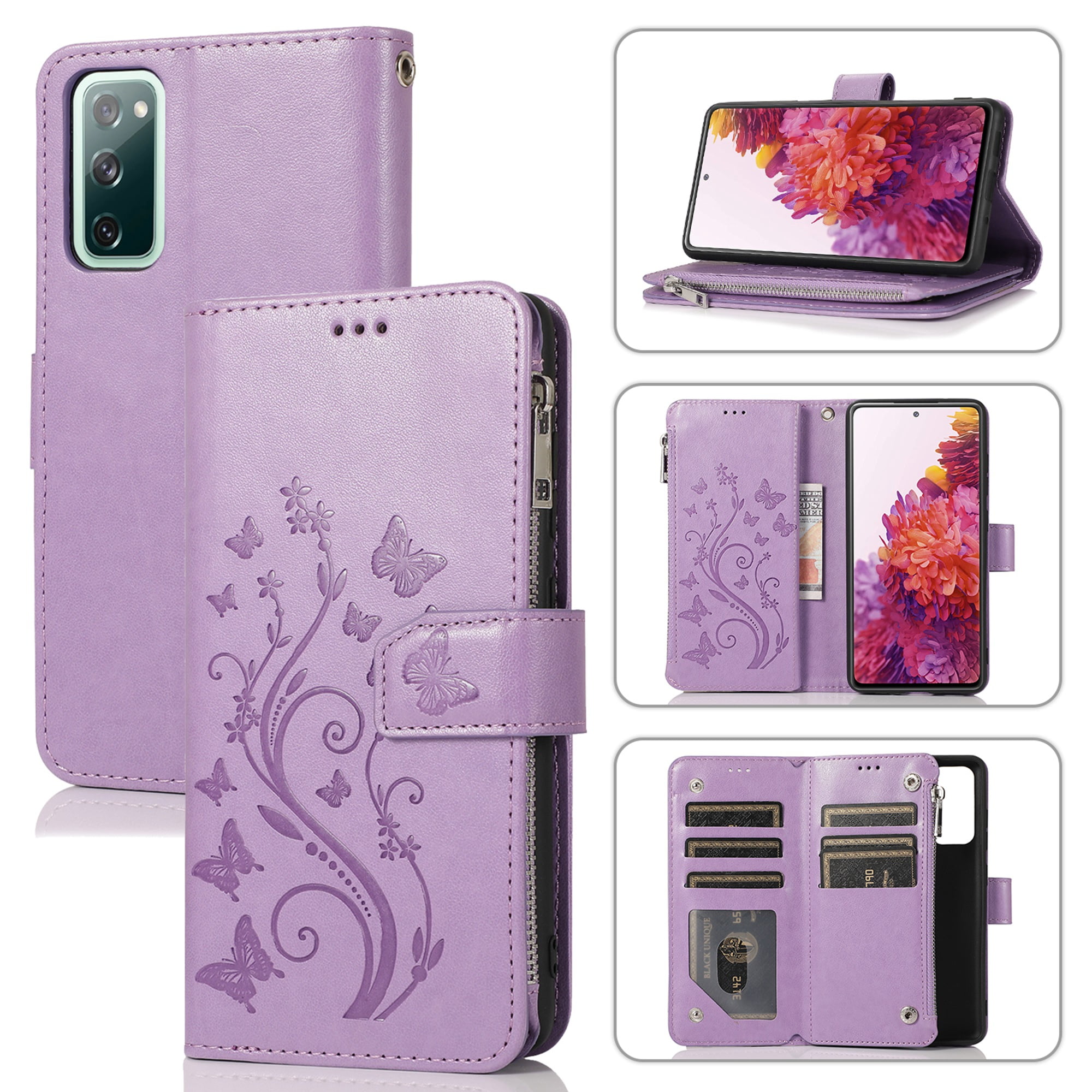 Samsung Galaxy S20 FE Wallet Case with Wrist Strap