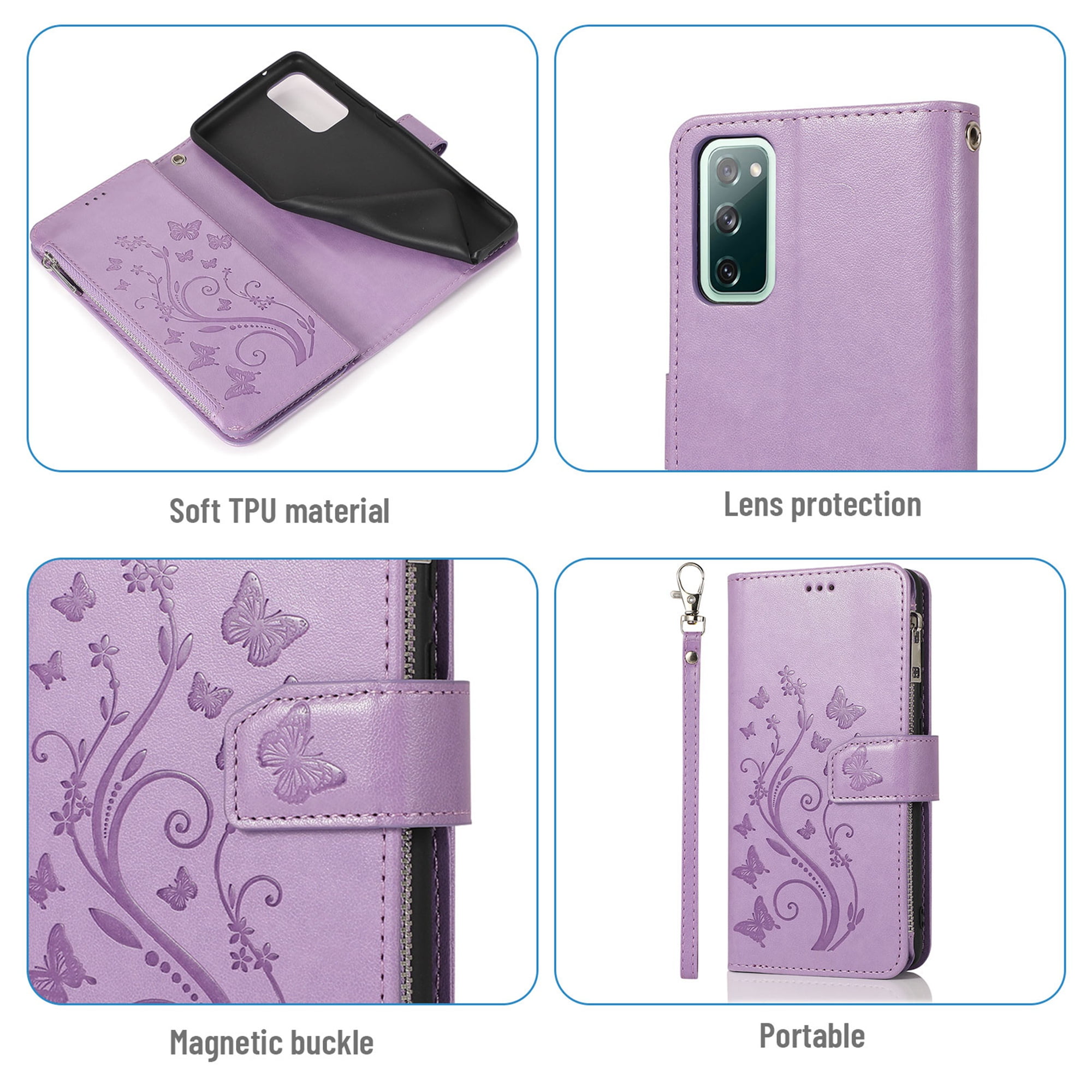 Samsung Galaxy S20 FE Wallet Case with Wrist Strap