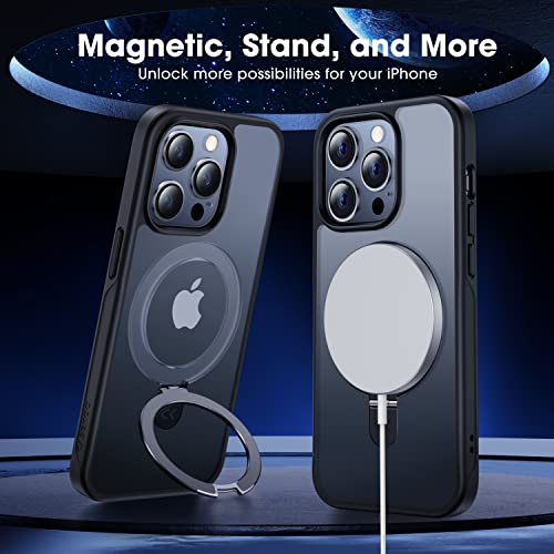 CASEKOO Magnetic Ring Stand iPhone 14 Pro Shockproof Case