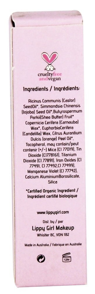 Lippy Girl Vegocentric Organic Vegan Lipstick - Snog Me