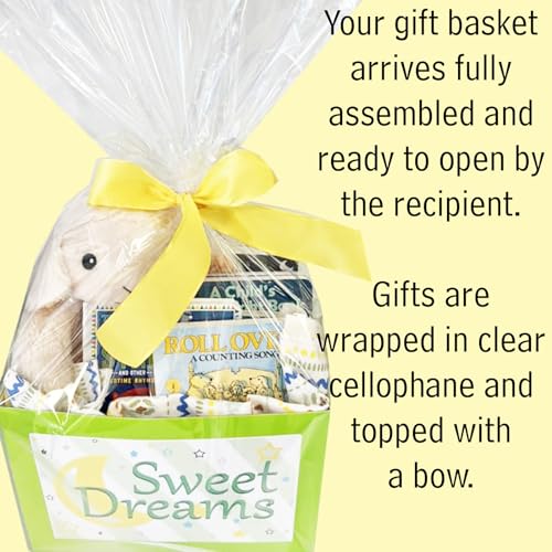 Sweet Dreams Baby Gift Basket with Books
