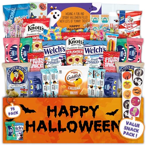 Halloween Candy and Snacks Gift Basket Bundle