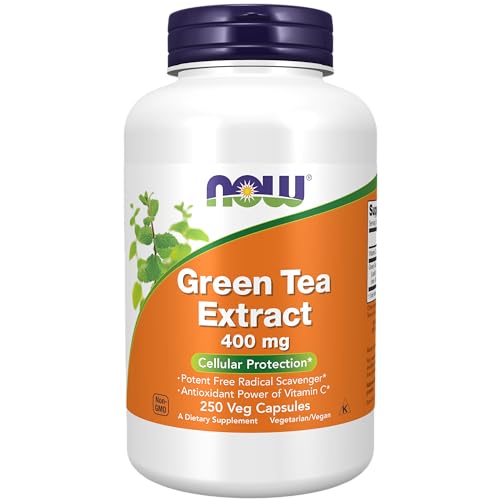 Green Tea Extract 400 mg with Vitamin C, 250 Veg Caps