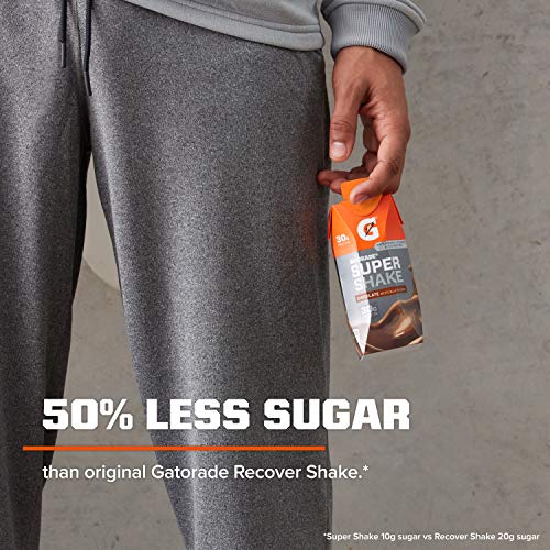 Gatorade Super Shake Chocolate Protein, 30g, 4 Count