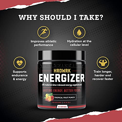 HRDWRK Keto Electrolytes Powder - Sugar-Free Hydration