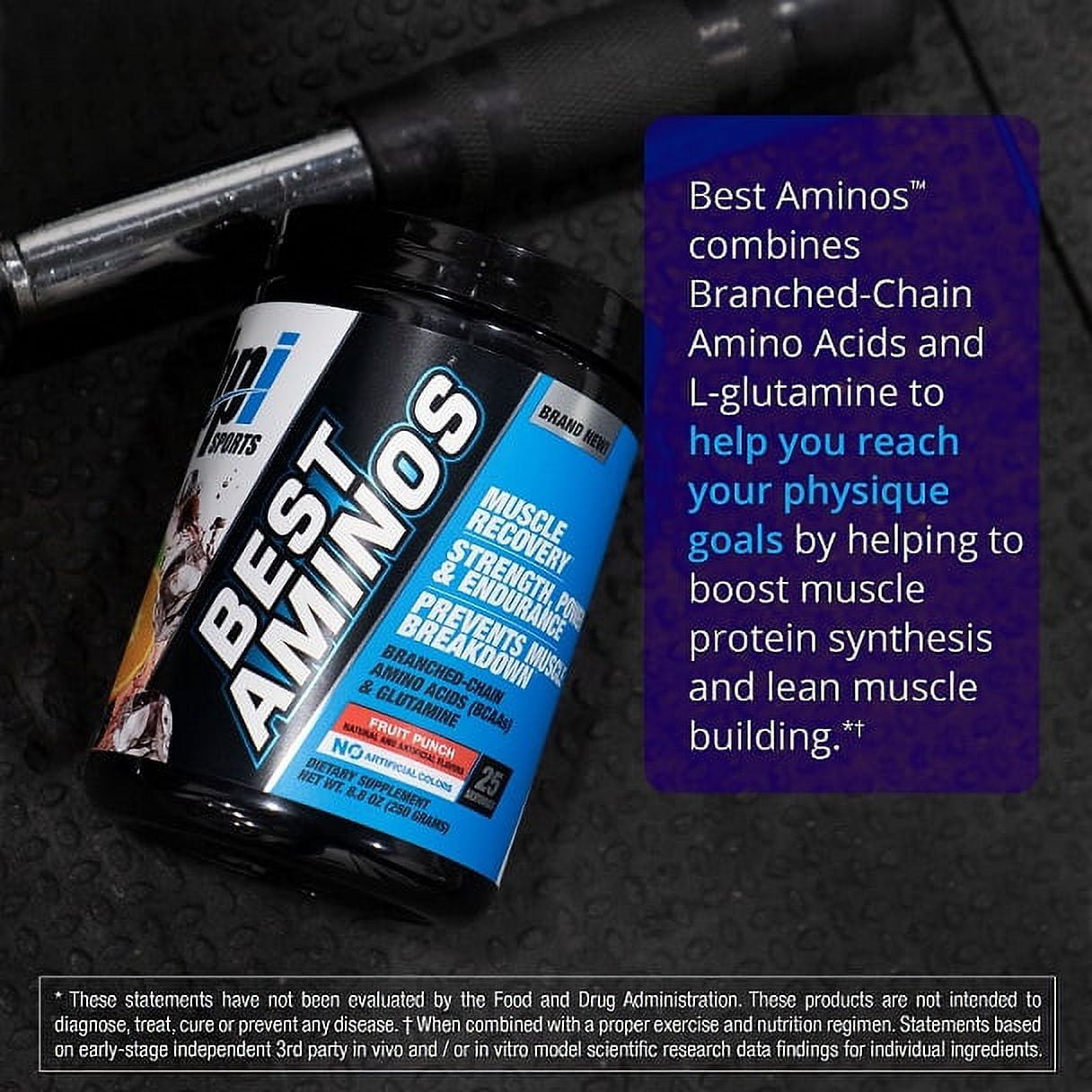 BPI Sports Best Aminos BCAA Recovery Powder - Fruit Punch