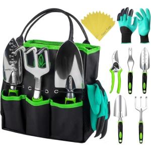 GROWIT Heavy Duty 22-Piece Gardening Tools Set