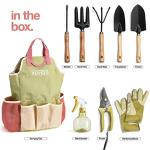 10-Piece Gardening Tools Set with Stylish Handbag