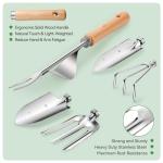 9-Piece Heavy Duty Garden Tool Set with Organizer