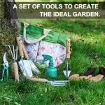 9-Piece Gardening Tools Set with Durable Storage Bag