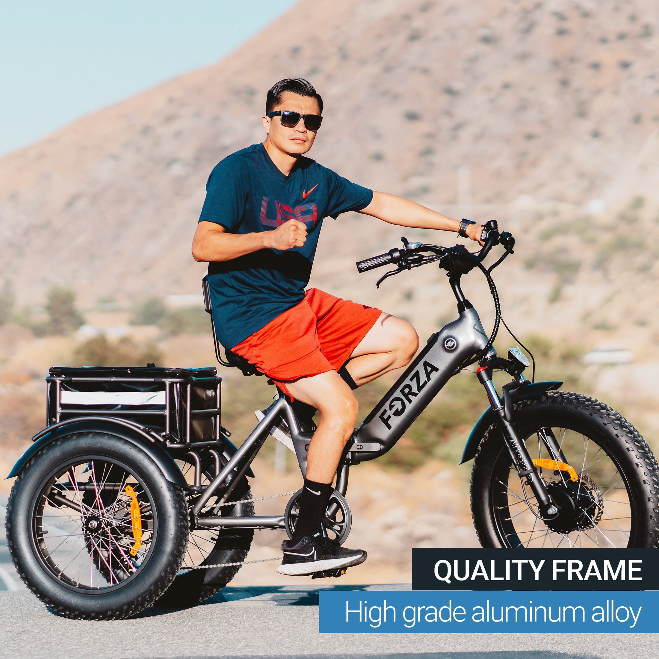 Forza Motorsport 24" Electric Tricycle: 750W 48V Ebike