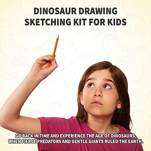 Dinosaur Sketching Kit: Learn Art with SpiceBox