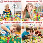 195 PCS STEM Building Blocks for Kids Ages 3-10