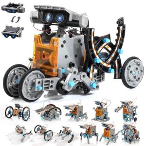 14-in-1 Solar Robot Kit for STEM Learning