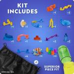 Glowing Marble Run Construction Set for Kids