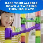 Glowing Marble Run Construction Set for Kids