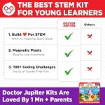 Doctor Jupiter STEM Pixel Art Kit for Kids