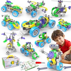 10-in-1 Electric STEM Building Toys for Kids