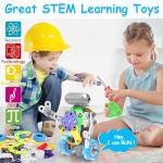 10-in-1 Electric STEM Building Toys for Kids