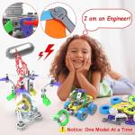10-in-1 Electric STEM Building Toys for Kids
