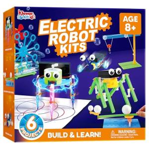 Klever Kits 6-in-1 Electric Robot Science Toys