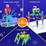 Klever Kits 6-in-1 Electric Robot Science Toys