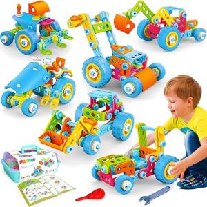 MOONTOY 6-in-1 Building Blocks Toy for Kids