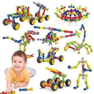 Caferria STEM Building Kit for Kids, 110 Pieces