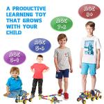 Caferria STEM Building Kit for Kids, 110 Pieces