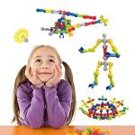 Caferria STEM Building Kit for Kids, 110 Pieces