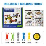 Caferria STEM Building Kit for Kids, 110 Pieces