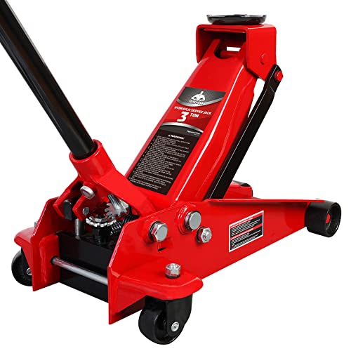 3-Ton Heavy-Duty Steel Hydraulic Floor Jack