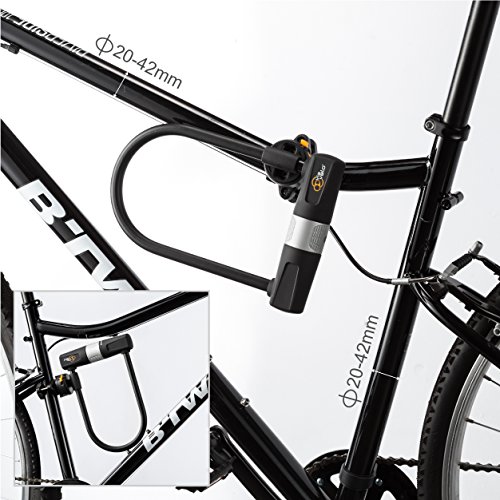 Via Velo Bike Lock with Cable and Holder