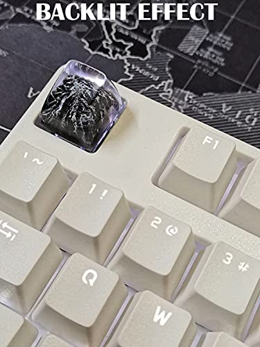 Mt. Fuji Backlit Resin Artisan Keycap for Gaming