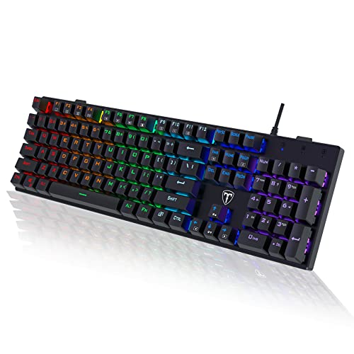 Ultra-Slim RGB Mechanical Gaming Keyboard: Blue Switch